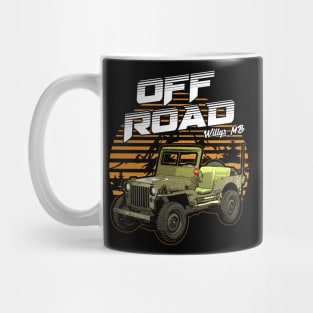 Willys MB jeep car offroad name Mug